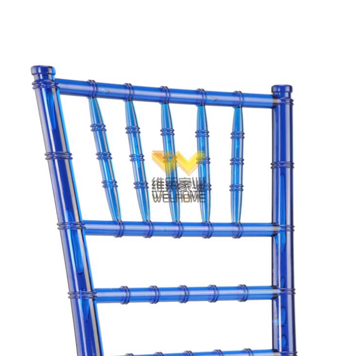 Blue Plastc chiavari chair for wedding/events